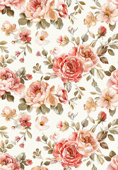 a pattern romantic flower simless , seamless floral background