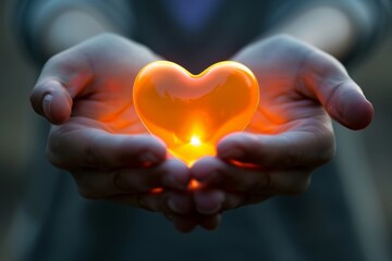 Fototapeta premium Heart in Hands