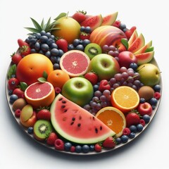 fruit salad in a bowl