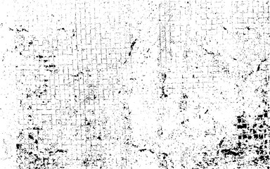 Distressed black texture. Dark grainy texture on white background.  Grain noise particles. Dust overlay textured. Vector design elements. Illustration