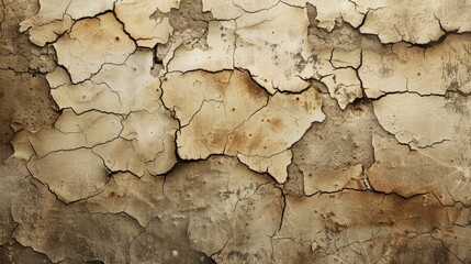 Fototapeta premium Old cracked wall as a background