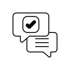 Chat icon design with white background stock illustration
