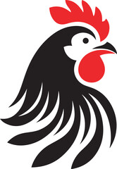 Hen Silhouette Vector Artwork