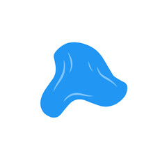 Water spill puddle vector