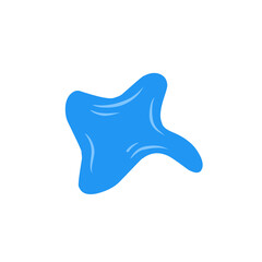 Water spill puddle vector