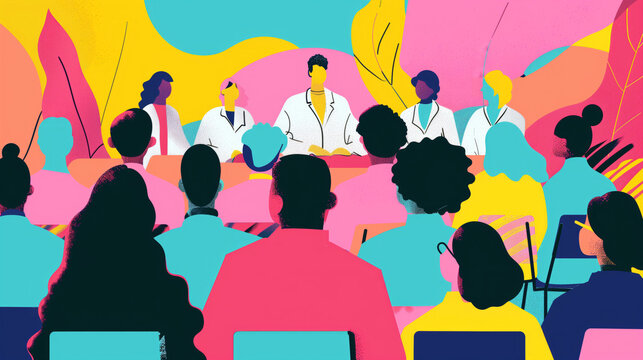 Scientific congress, scientific meeting, scientific conference, scientist, biotechnologist, meeting, scientific breakthrough, scholarly, attendees, symposium, advisory board meeting, experts