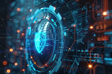 Fototapeta premium cyber security