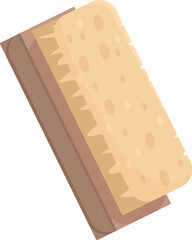 Clothes brush cleaning removing dust and lint from fabric