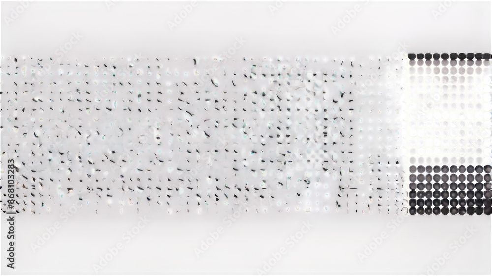 Poster retro halftone vignette border effect on transparent background