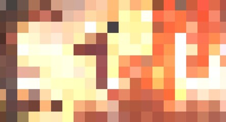 orange pixel background	