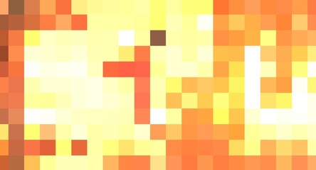 orange pixel background	