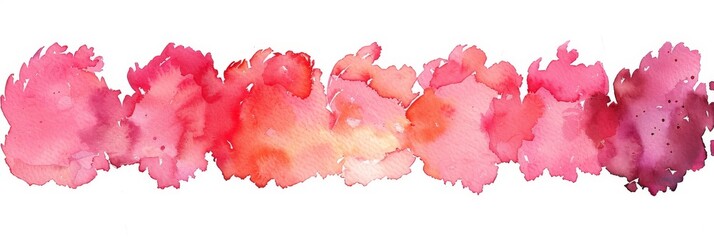 Obraz premium Abstract Minimalistic Watercolor Paint Geometric Nordic Scandinavian Bohemian Pattern Art in Muted Pantone Tones Calming Zen Gradient Design