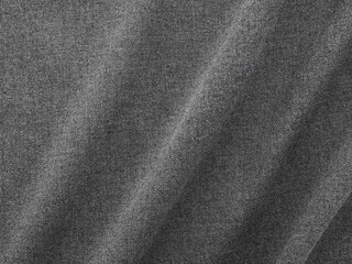Background Fabric Grey Texture Satin Black Gray Linen Cloth Wallpaper Cotton Pattern Grunge Fiber Surface Backdrop Product Presentation Display, Abstract Rough Material Art Canvas Fashion Clothing.