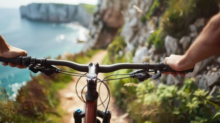 Biking Along Coastal Beauty: Summer Adventure by the Sea