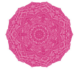 Signs and symbols. Circle pattern lotus or flower mandala art design. beauty, fashion, geometry.
