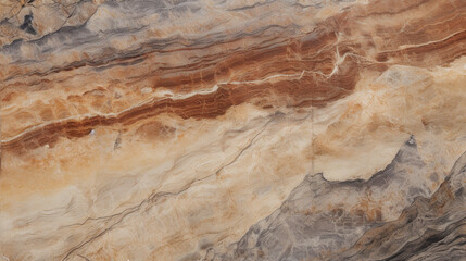 Naklejka premium An abstract background with brown and beige marble patterns, showcasing the natural beauty of rock formations in desert landscapes.seamless texture, seamless patterns 