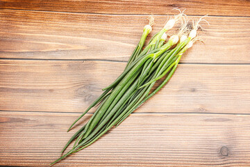 Young aroma fresh green onion