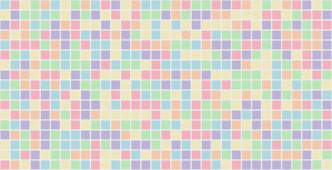 Colorful tile wall texture background. Abstract geometric pattern