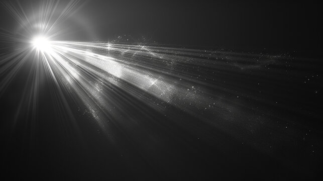 Camera Lence flashlight glow motion background.
