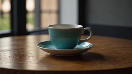 cup of coffee on the table