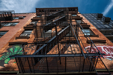 fire escape in new york city