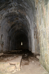 Fototapeta premium Kargı Han Caravanserai, located in Antalya, Turkey, was built during the Seljuk period.