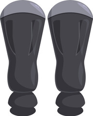 Bionic legs standing, representing advanced prosthetic limbs and cutting edge technology
