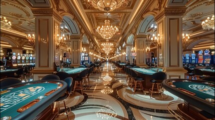 Hotel casino. Generative AI.