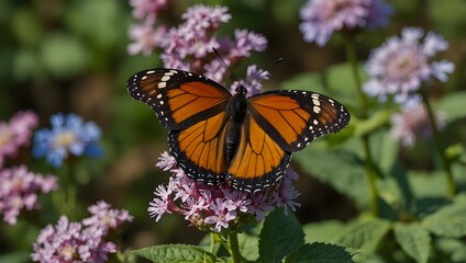 Fototapeta premium The role of butterflies in ecosystems and their impact on biodiversity ai_generated