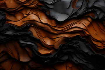 Obraz premium black brown abstract background