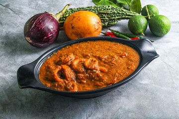 Indian cuisine - Masala with calamari