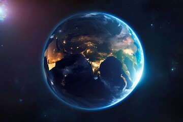 earth in space