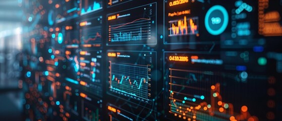 Obraz premium Real-time data insights in AI-driven project management tools, ultra-realistic, 4K quality