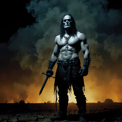 Fototapeta premium Black Metal