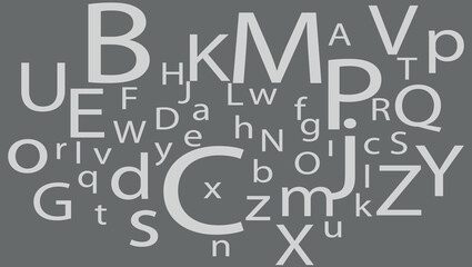 Graffiti alphabet, Graffiti letter black for poster, print files, tshirt design, logos