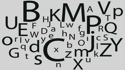 Graffiti alphabet, Graffiti letter black for poster, print files, tshirt design, logos