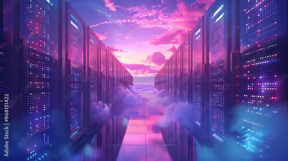 Aufkleber secure data storage and access in cloud-based project management, highly detailed, photorealistic