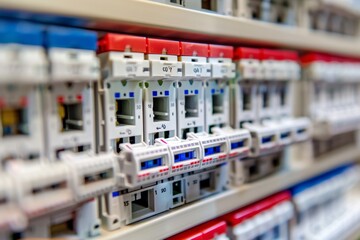 Illustrated safety measures for electricians shown in informative signs for optimal workplace safety