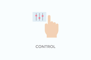 Control Vector Icon Or Logo Illustration