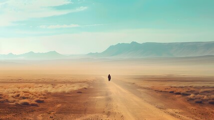 Embrace the solitude of desert solitude wallpapers., clean background, Photo stock style, clean background, no copyrighted logo, no letters