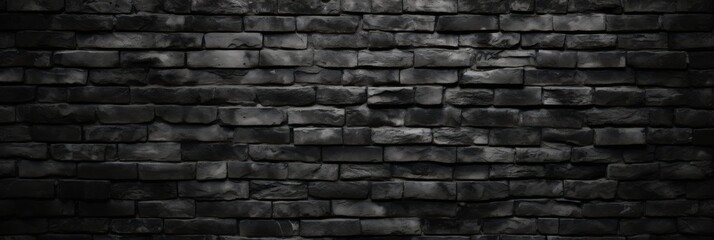Black Brick Wall Texture