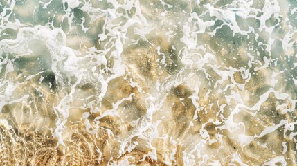 Obraz premium Surface clear water overlay top view background illustration generated by ai