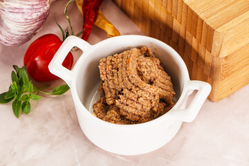 Liver Pate spread in the bowl