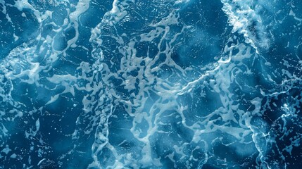 Fototapeta premium Surface clear water overlay top view background illustration generated by ai