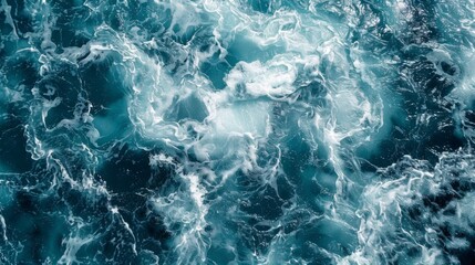 Obraz premium Surface clear water overlay top view background illustration generated by ai