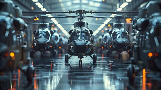 Military helicopter manufacturing sector