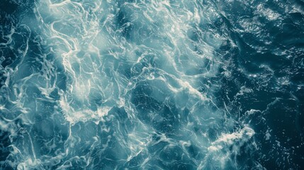 Fototapeta premium Surface clear water overlay top view background illustration generated by ai