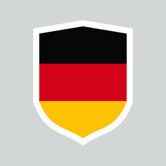 Germany Flag Shield Shape Frame