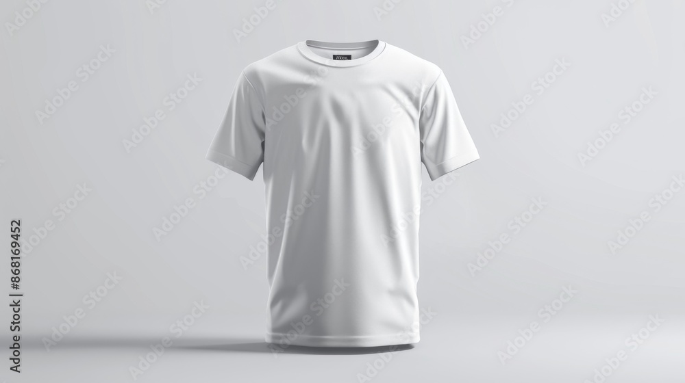 Wall mural t shirt mock up simple design. illustrtion generated by ai - Wall murals
