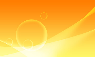 abstract orange background with bubbles